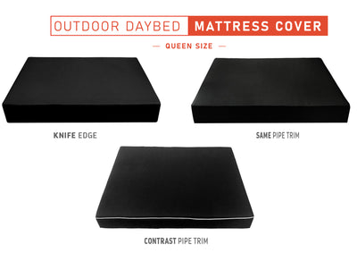 Queen Size Outdoor Daybed Mattress Fitted Sheet |COVER ONLY| 80" x 60" x 8"