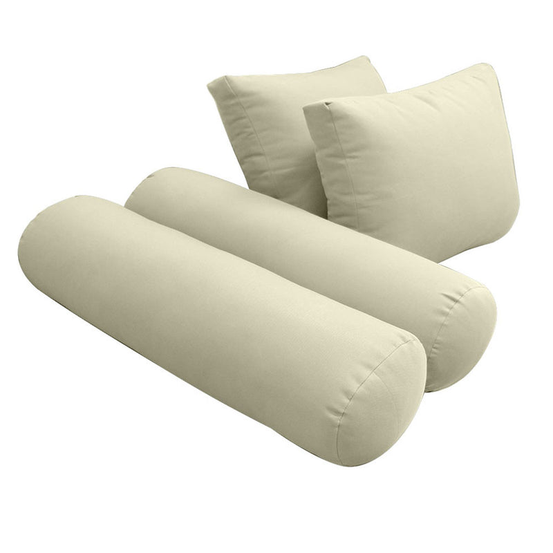 Model-1 QUEEN SIZE Outdoor Daybed Mattress Bolster Cushion Cover Complete Set