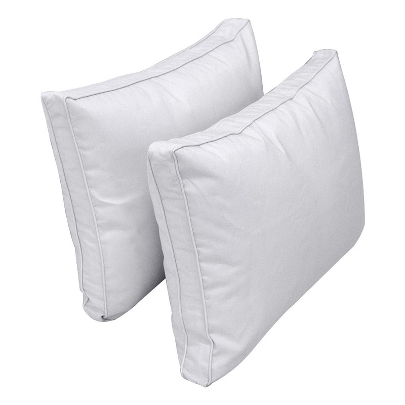 Model-1 QUEEN SIZE Bolster & Back Pillow Cushion Outdoor SLIP COVER ONLY