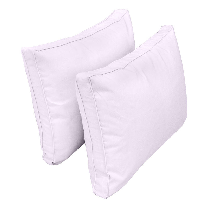 Model-1 QUEEN SIZE Bolster & Back Pillow Cushion Outdoor SLIP COVER ONLY