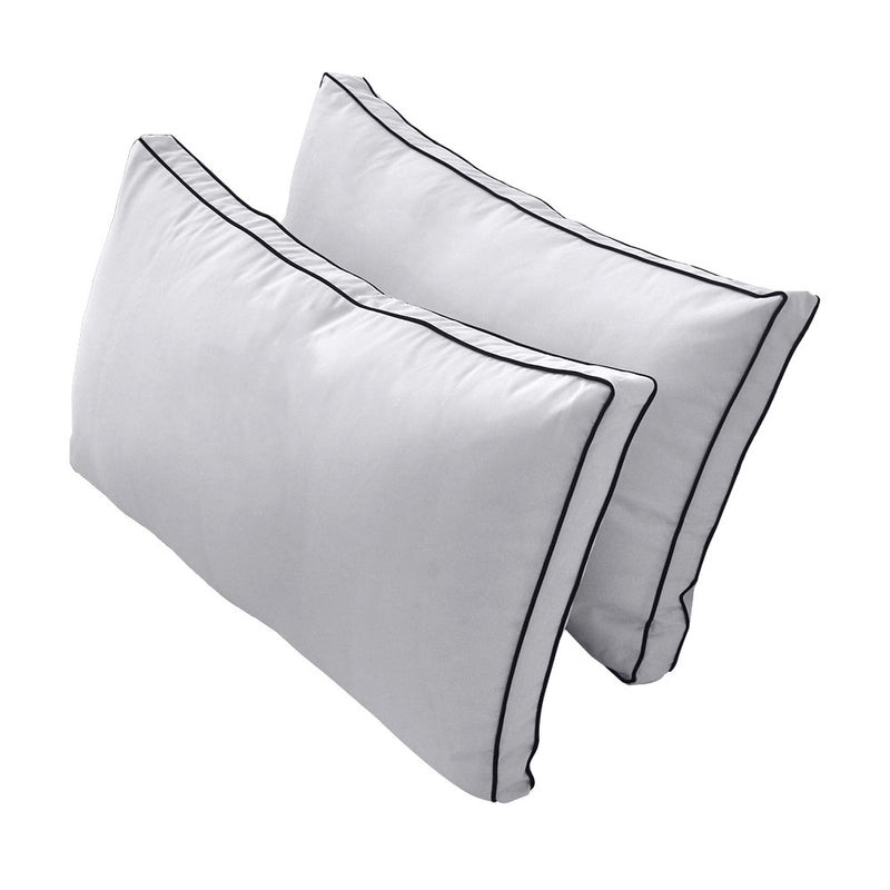 Model-2 QUEEN SIZE Bolster & Back Pillow Cushion Outdoor SLIP COVER ONLY