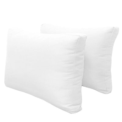 Model-2 QUEEN SIZE Bolster & Back Pillow Cushion Outdoor SLIP COVER ONLY