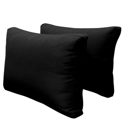 Model-2 QUEEN SIZE Bolster & Back Pillow Cushion Outdoor SLIP COVER ONLY