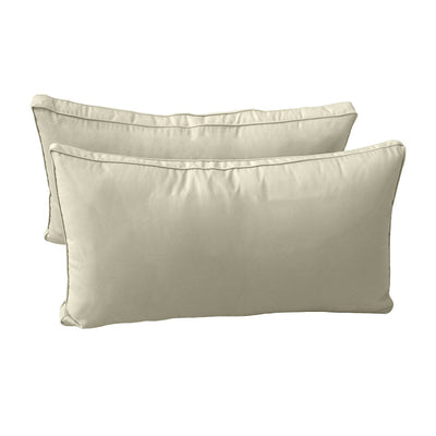 Model-2 QUEEN SIZE Bolster & Back Pillow Cushion Outdoor SLIP COVER ONLY