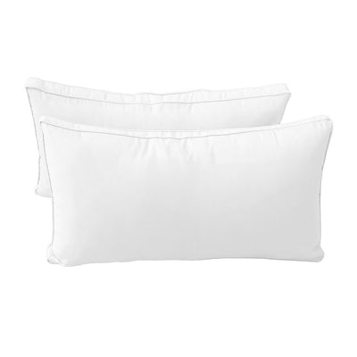 Model-2 QUEEN SIZE Bolster & Back Pillow Cushion Outdoor SLIP COVER ONLY