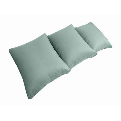 Model-3 QUEEN SIZE Bolster & Back Pillow Cushion Outdoor SLIP COVER ONLY