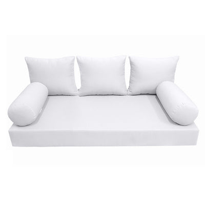 Model-3 QUEEN SIZE Outdoor Daybed Mattress Bolster Cushion Cover Complete Set