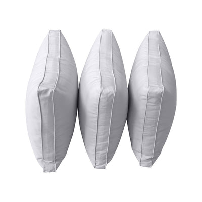 Model-3 QUEEN SIZE Bolster & Back Pillow Cushion Outdoor SLIP COVER ONLY