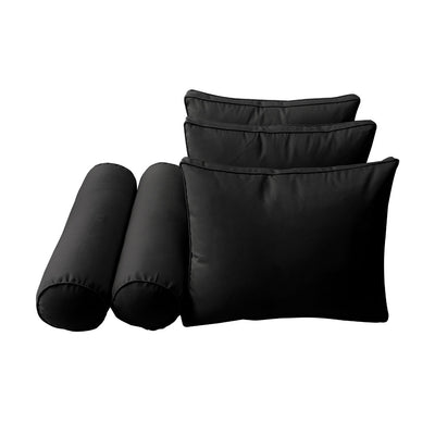 Model-3 QUEEN SIZE Bolster & Back Pillow Cushion Outdoor SLIP COVER ONLY