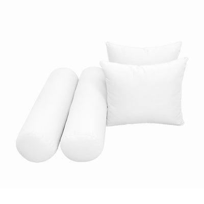 Model-4 QUEEN SIZE Bolster & Back Pillow Cushion Outdoor SLIP COVER ONLY