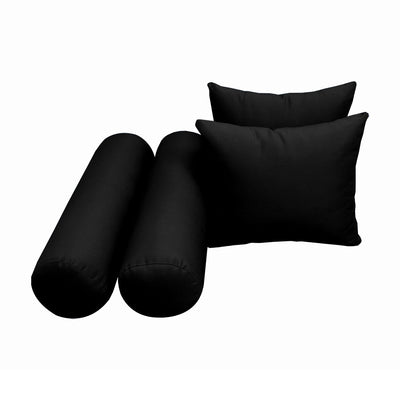 Model-4 QUEEN SIZE Bolster & Back Pillow Cushion Outdoor SLIP COVER ONLY