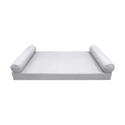 Model-5 QUEEN SIZE Outdoor Daybed Mattress Bolster Cushion Cover Complete Set