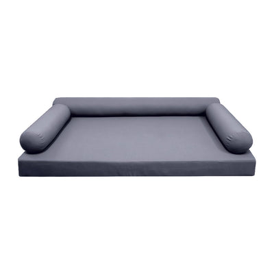 Model-6 QUEEN SIZE Outdoor Daybed Mattress Bolster Cushion Cover Complete Set