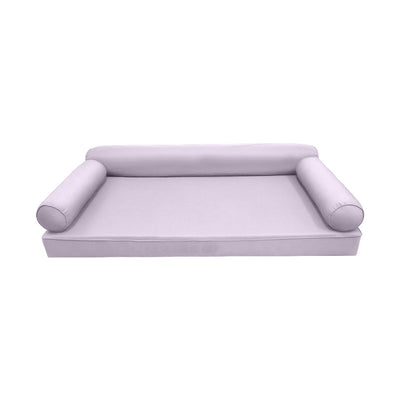 Model-6 QUEEN SIZE Outdoor Daybed Mattress Bolster Cushion Cover Complete Set