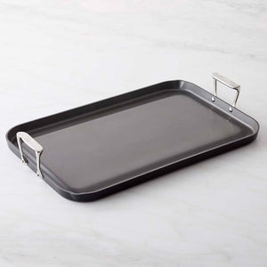 Heavy Duty 23'' x 7'' Stainless Steel Concave Comal Griddle Pan Kitche