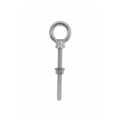 Stainless Steel Marine 3/8'' x 4'' Shoulder Eye Bolt SS316 Fully Threaded