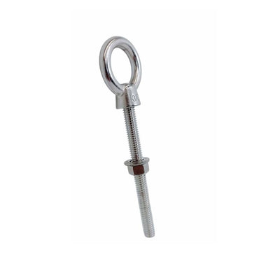 Stainless Steel Marine 3/8'' x 4'' Shoulder Eye Bolt SS316 Fully Threaded