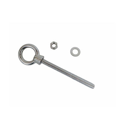 Stainless Steel Marine 3/8'' x 4'' Shoulder Eye Bolt SS316 Fully Threaded