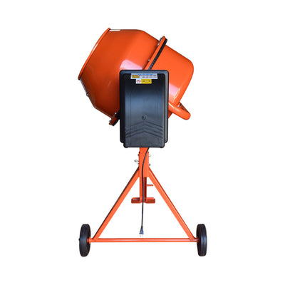 6 CU FT Electric Steel Stucco Concrete Cement Mixer 170L Construction Mortar Stone Mixing Machine 36RPM 2880r/min