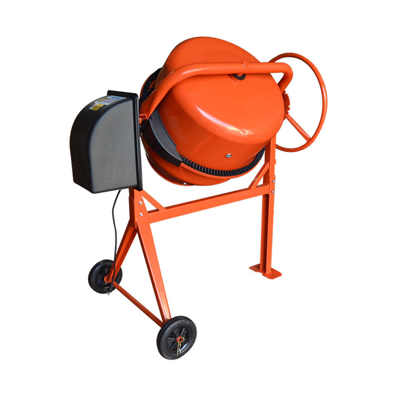 6 CU FT Electric Steel Stucco Concrete Cement Mixer 170L Construction Mortar Stone Mixing Machine 36RPM 2880r/min