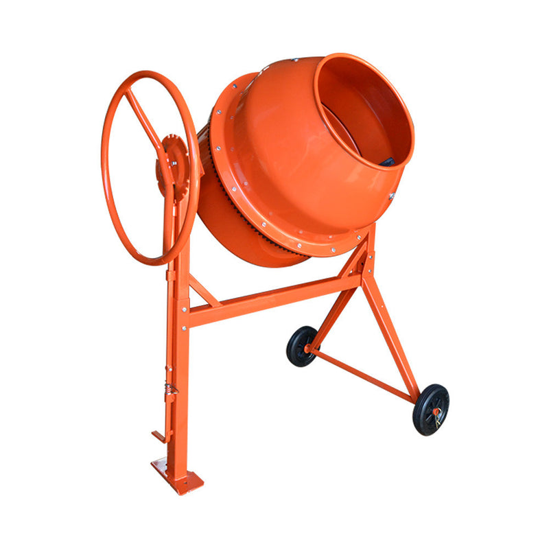 6 CU FT Electric Steel Stucco Concrete Cement Mixer 170L Construction Mortar Stone Mixing Machine 36RPM 2880r/min