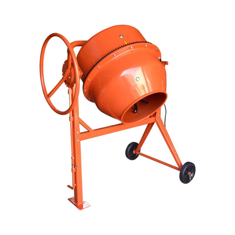 6 CU FT Electric Steel Stucco Concrete Cement Mixer 170L Construction Mortar Stone Mixing Machine 36RPM 2880r/min