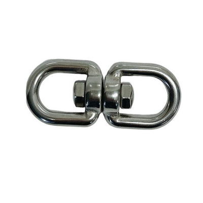 5/16" EYE EYE Swivel Stainless Steel 316 Marine Mooring 1100 LBS WLL