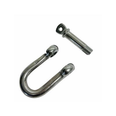 5 PC Stainless Steel 1/4" DEE Shackle D Paracord Anchor Rigging Marine Boat SS