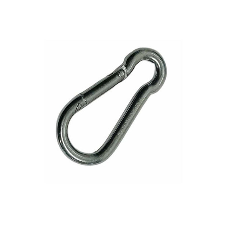 3/16" x 50mm Carabiner Spring Snap Hook Marine Set 5 PC 316 Stainless Steel 120 Lbs