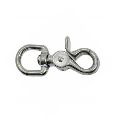 5/8" Swivel Eye Snap Hook 2-3/4" Length Trigger Stainless Steel 316 Leash