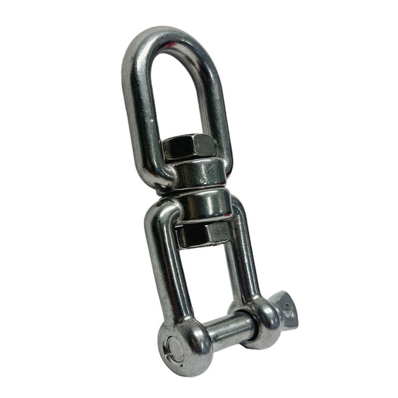 3/8" JAW EYE Swivel  Stainless Steel 316 Marine Mooring 1500 LBS WLL