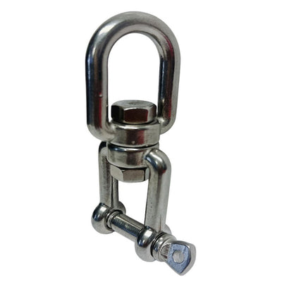 Stainless Steel 1/4" JAW EYE Swivel Marine Mooring SS-316 - 600 lbs