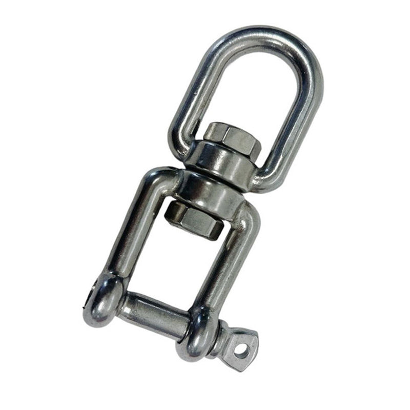 Stainless Steel 1/4" JAW EYE Swivel Marine Mooring SS-316 - 600 lbs