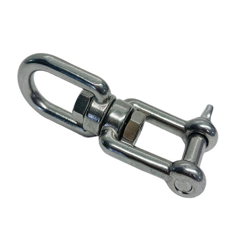 Stainless Steel 1/4" JAW EYE Swivel Marine Mooring SS-316 - 600 lbs