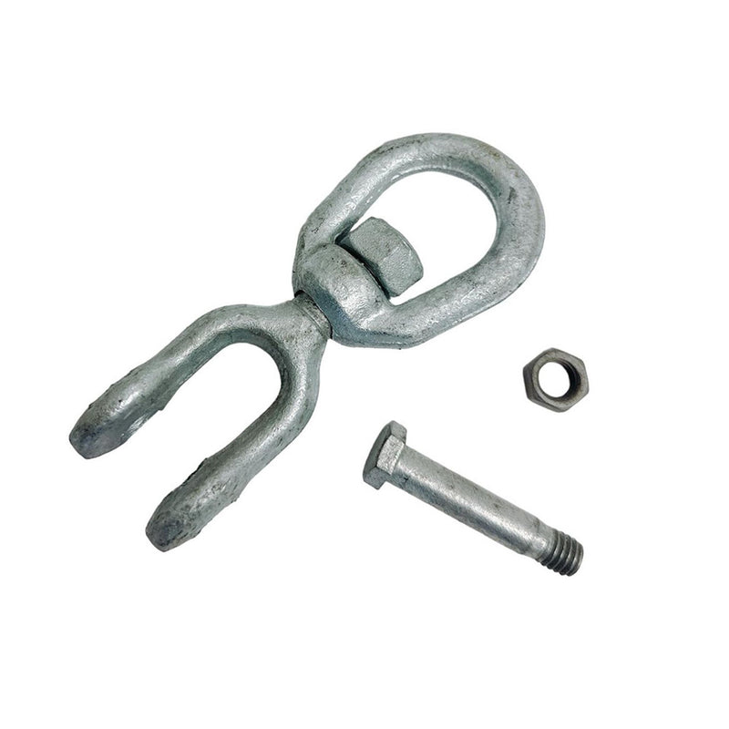 3/8" Jaw & Eye Swivel Marine Mooring Galvanized 2250 LBS WLL FREE SHIPPING