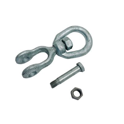 3/8" Jaw & Eye Swivel Marine Mooring Galvanized 2250 LBS WLL FREE SHIPPING