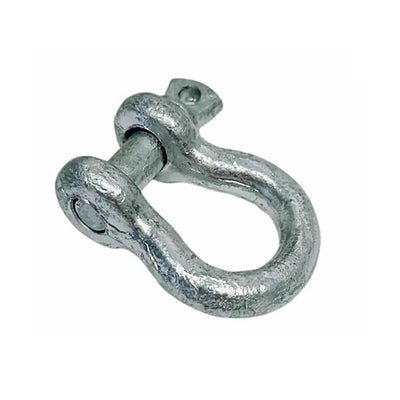 Screw Pin Anchor D Ring Shackle Galvanized Steel Drop Forged