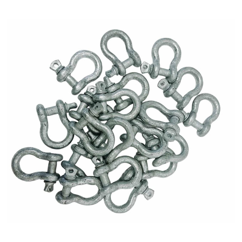 Screw Pin Anchor D Ring Shackle Galvanized Steel Drop Forged