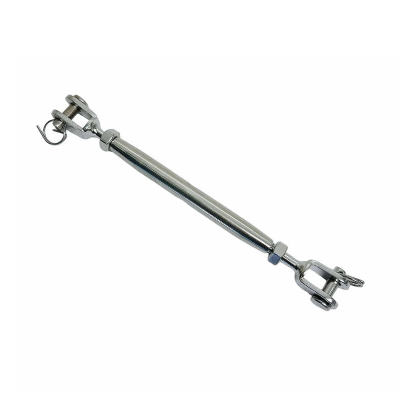 Marine Stainless Steel 1/4" Closed Body Jaw Jaw Turnbuckle Rigging 300 Lbs Cap