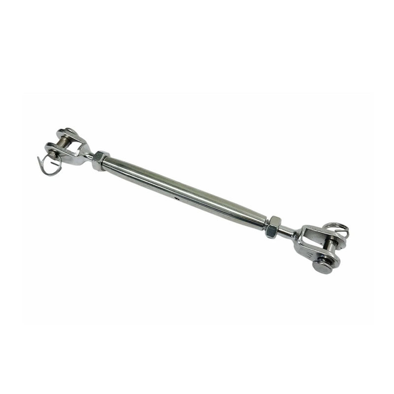 Marine Stainless Steel 1/4" Closed Body Jaw Jaw Turnbuckle Rigging 300 Lbs Cap