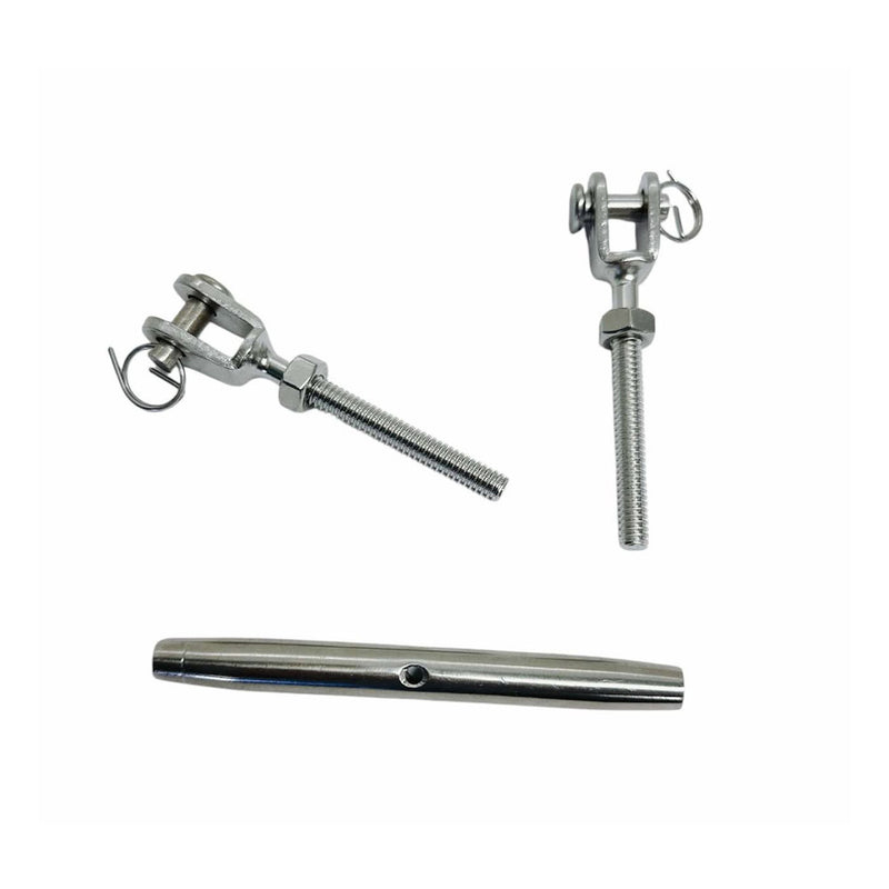 T316 Stainless Steel Closed Body Turnbuckle Jaw Jaw