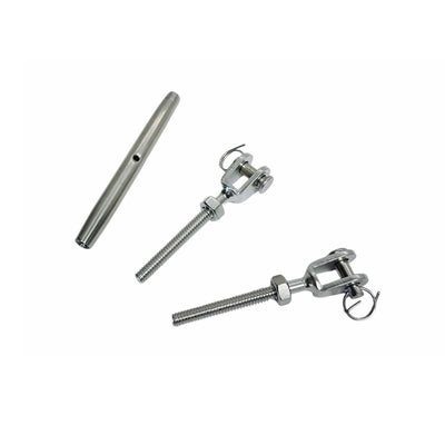 T316 Stainless Steel Closed Body Turnbuckle Jaw Jaw