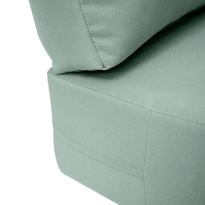 23 x 24 x 6 Knife Edge Small Outdoor Deep Seat Back Rest Bolster Cover ONLY-AD002