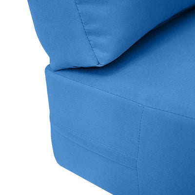 23 x 24 x 6 Knife Edge Small Outdoor Deep Seat Back Rest Bolster Cover ONLY-AD102