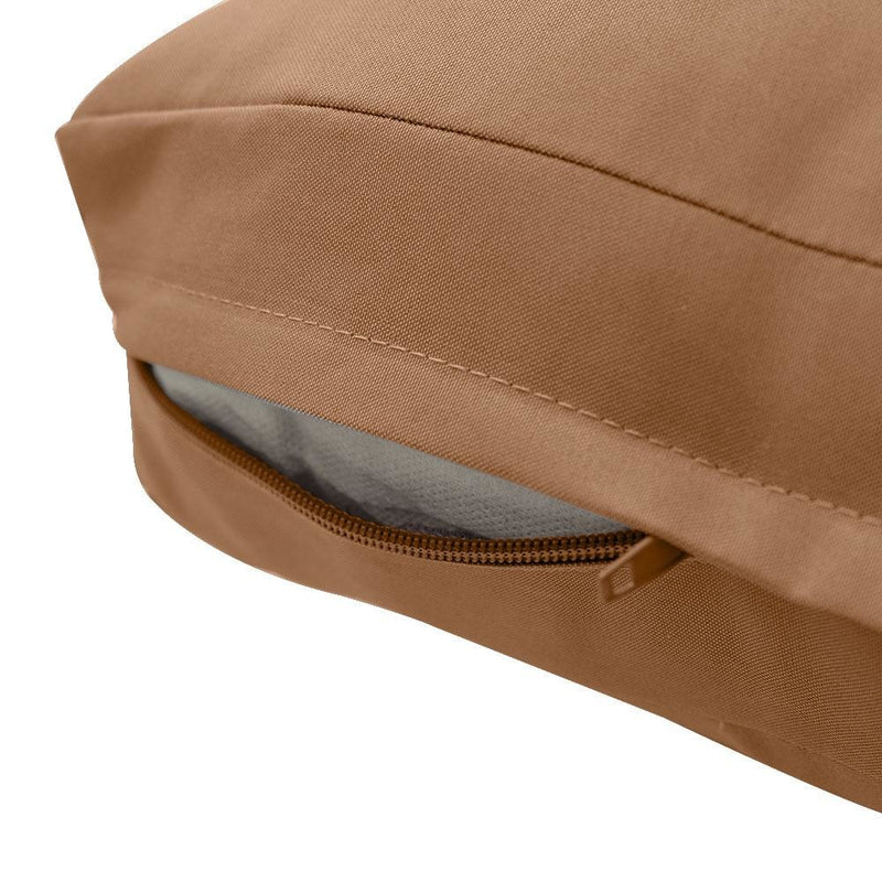 23 x 24 x 6 Knife Edge Small Outdoor Deep Seat Back Rest Bolster Cover ONLY-AD104