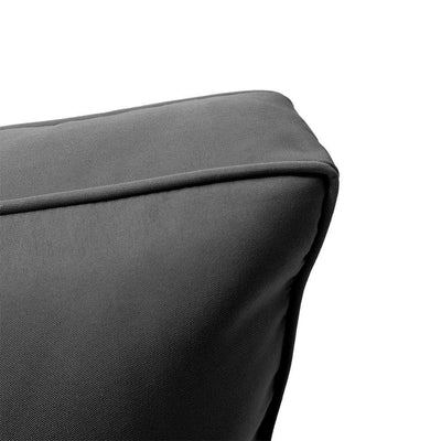 23 x 24 x 6 Pipe Trim Small Outdoor Deep Seat Back Rest Bolster Cover ONLY-AD003