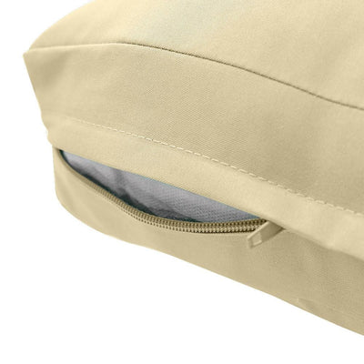 24 x 26 x 6 Knife Edge Medium Outdoor Deep Seat Back Rest Bolster Cover ONLY-AD103