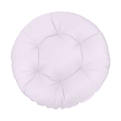 48" x 6" Round Papasan Ottoman Cushion 12 Lbs Fiberfill Polyester Replacement Pillow Floor Seat Swing Chair Out/Indoor AD107