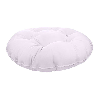 48" x 6" Round Papasan Ottoman Cushion 12 Lbs Fiberfill Polyester Replacement Pillow Floor Seat Swing Chair Out/Indoor AD107