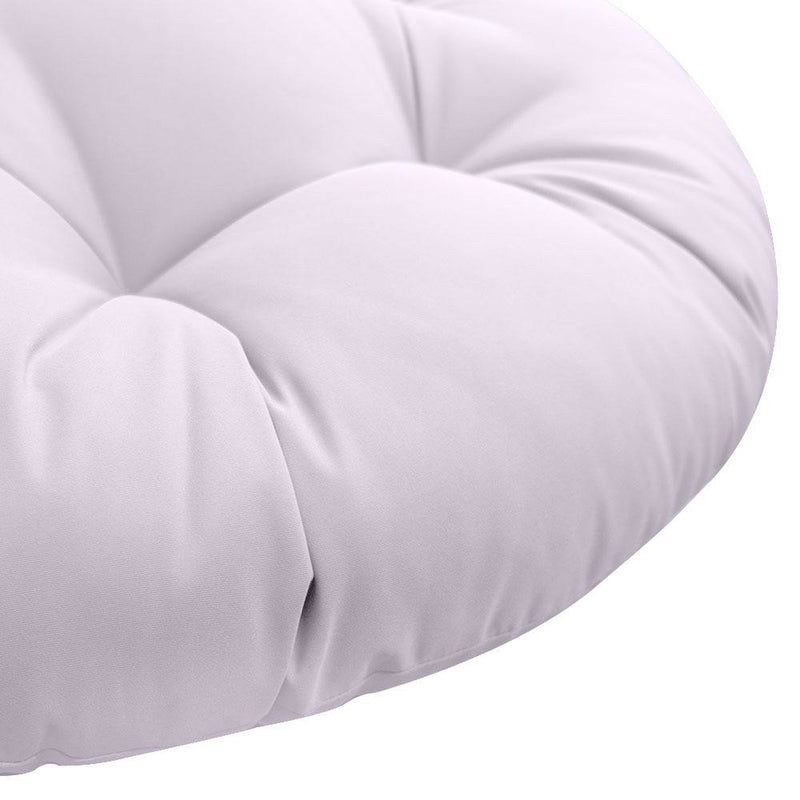 48" x 6" Round Papasan Ottoman Cushion 12 Lbs Fiberfill Polyester Replacement Pillow Floor Seat Swing Chair Out/Indoor AD107